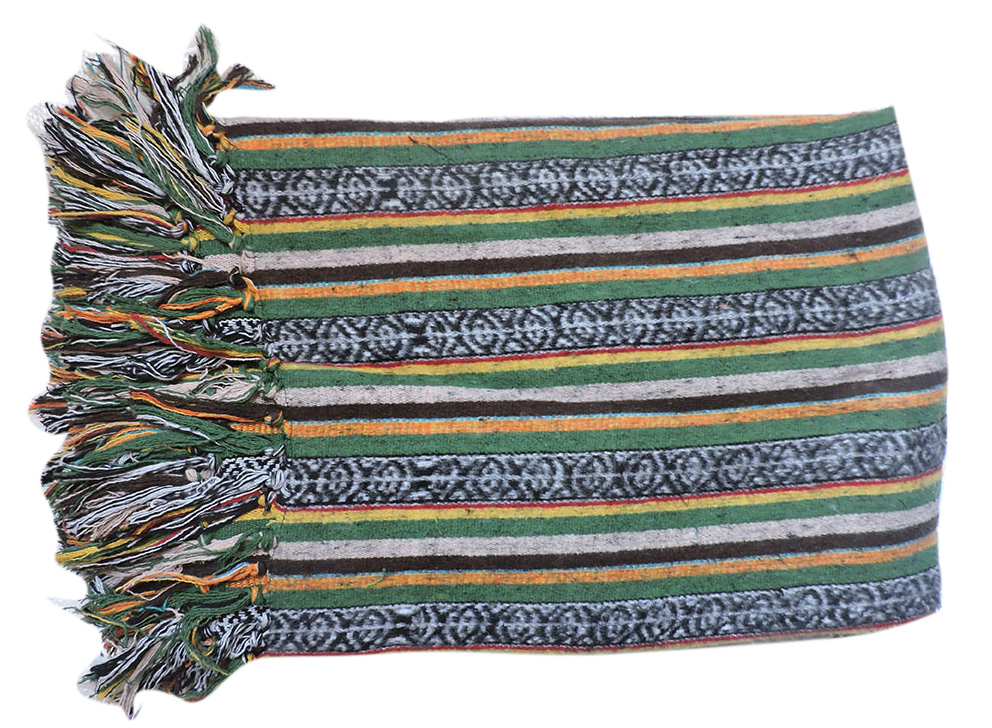 Sustainable Hippie Mix Color Gheri Poncho