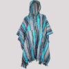 Bluish Mix Unisex Pure Gheri Poncho