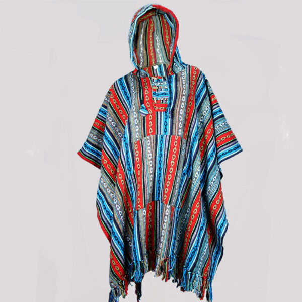 Colorful Hippie Great Gheri Poncho