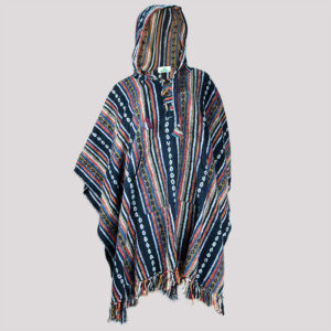 Mexican Style Unisex Pure Gheri Poncho