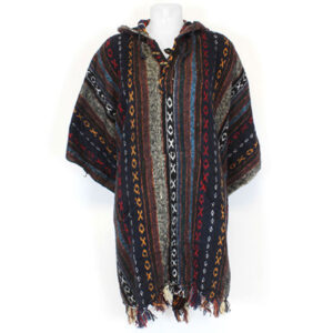 Hand Crafted Vintage Style Gheri Poncho