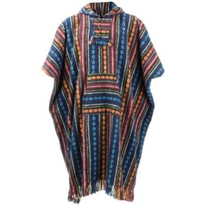 Unique Design Retro Hippie Gheri Poncho