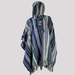 Artisanal Retro Hippie Men’s Gheri Poncho