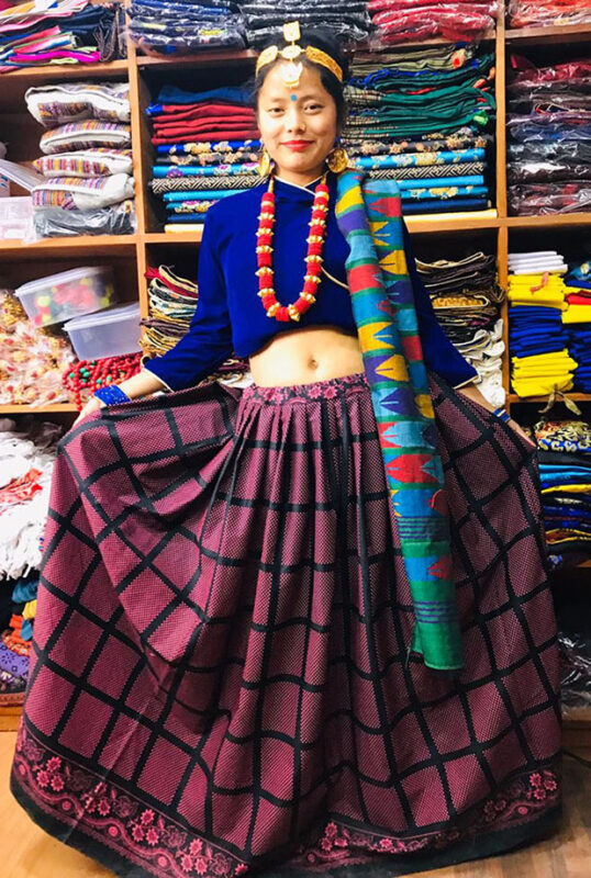 Gurung Female Dress - Clothing in Nepal Pvt Ltd