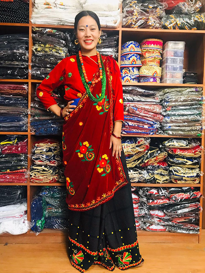 Gurung traditional dress cheap