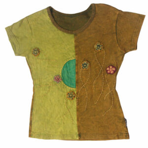 Multi Color Mixed Rusty Cotton T-shirt