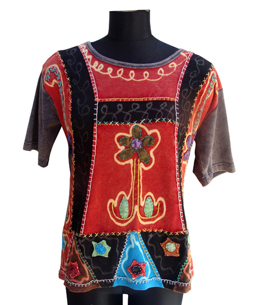 Star Print Half Sleeve