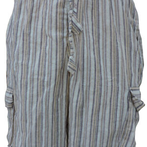 Fairtrade Striped Hippie Cotton Cargo Short Pant