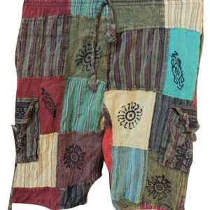 Hippie Patchwork Half Pant