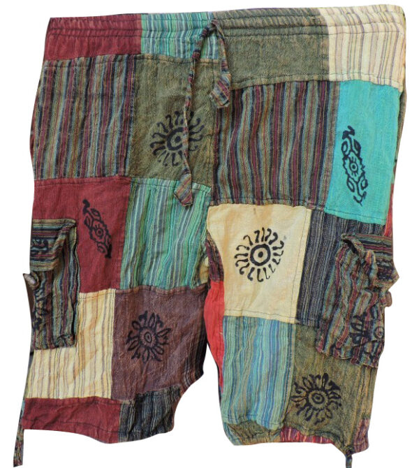 Himalayan Patchwork Shorts Cargo Pant