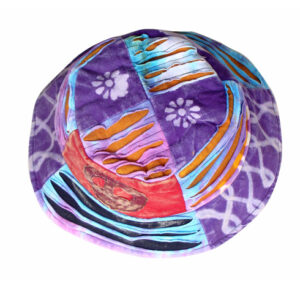 Purple Mix Boho Round Brim Hat
