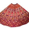 Maroon Printed Long Skirt