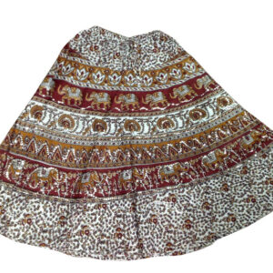 Flower Printed Long Skirt