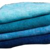 Hand Loomed Blue Yak Wool Blanket