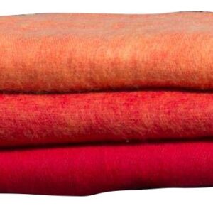 Plain Red Warm Mix Max Woolen Blanket