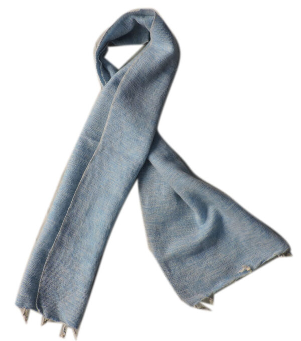 Plain Gray Tone Soft Wool Muffler