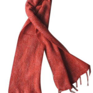 Eco Friendly Plain Red Wool Muffler