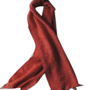 Pure Wool Maroon Unisex Muffler