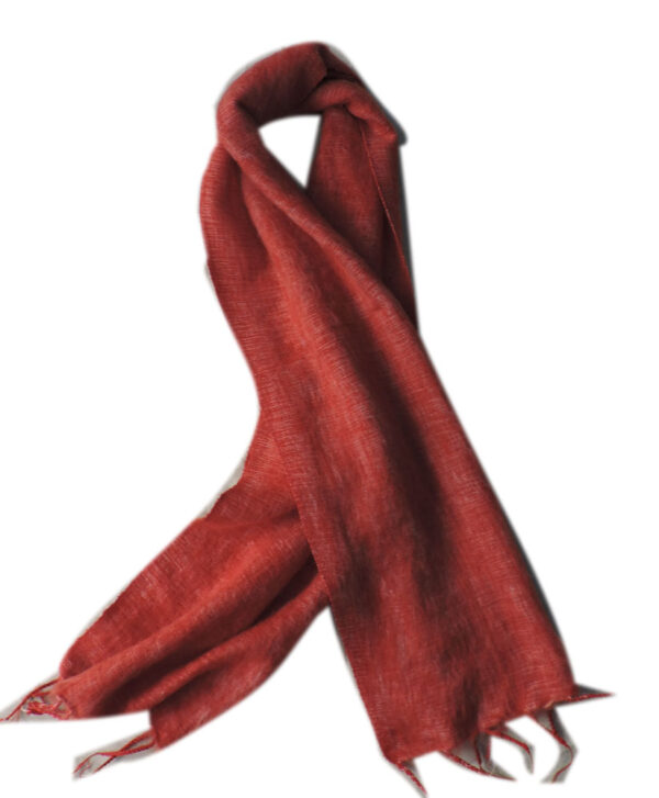 Pure Wool Maroon Unisex Muffler