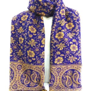 Woolen Flower Printed Shawl