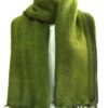 Green Woolen Plain Shawl