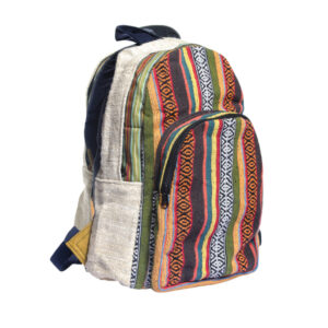 Multi Compartment Added Boho Hemp Laptop Bag