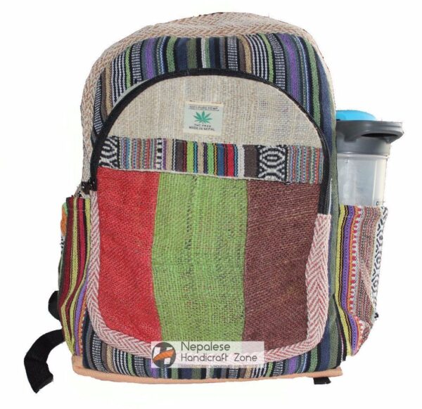 Nepalese Handcraft Magnetic Hemp Backpack