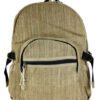 Plain Gray Tone First Class Hemp Backpack
