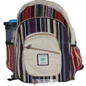 Made in Nepal Neat Hemp Backpack