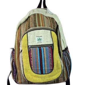 Boho Handmade Fair Hemp School Bag