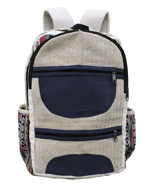 Multipocketed Lightweight Hemp Laptop Bag