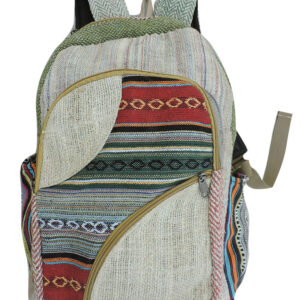Made in Nepal Shapely Hemp Laptop Bag
