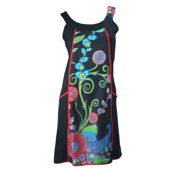 Flower Prints Handmade Hippie Ladies Dress