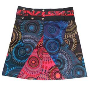 Printed Hippie Charming Cotton Skirt