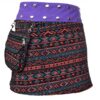 Mini side pocket added hippie ladies skirt