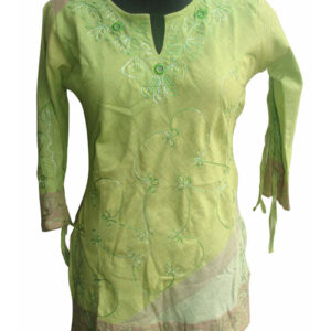 Light Green Ladies Cotton Kurta