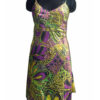 Mid Length Block Printed Boho Ladies Dress