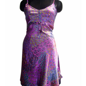 One Sized Shiny Sleeveless Summer Dress