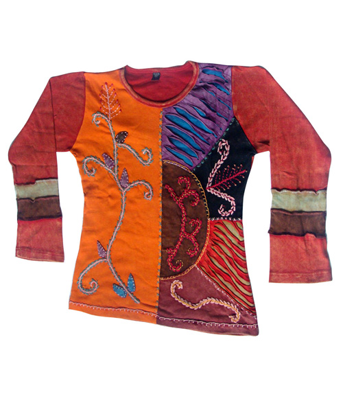 Boho Chic Fashion Hippie Women Cotton T-shirt