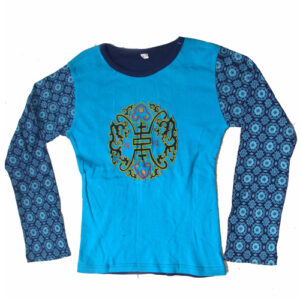 Bluish Mix Durable Winter Cotton T-shirt