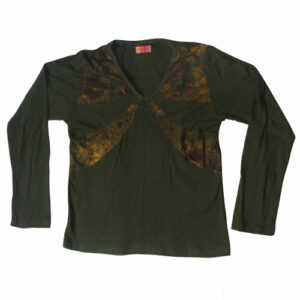 Retro – inspired Bohemian V-neck Ladies Top