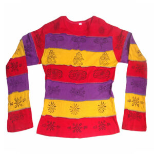 Handcrafted Boho Design Colorful Cotton Top