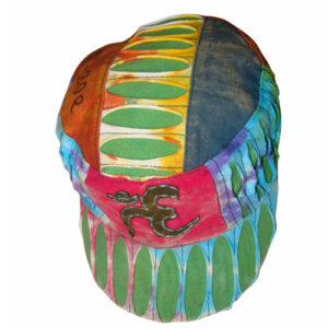 Military Razor Cut Patch Hand Crafted Hat from Nepal