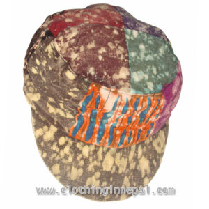 Military Razor Cut Tie Dye Round Hat