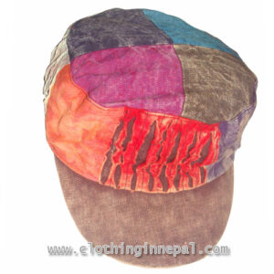 Jazzy Patched Artisanal Razor Cut Brim Hat