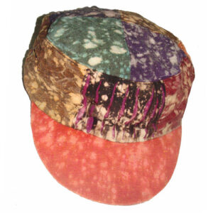 Military Razor Cut Tie Dye Patchwork Hat