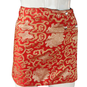 Made in Nepal orange stylish women skirt