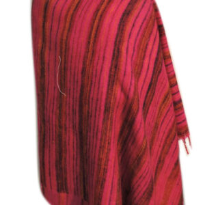 Women ethnic designed Red strive shawl