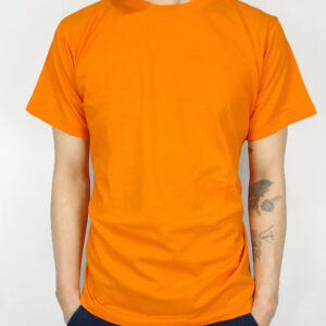 Orange Plain T Shirt Nepal