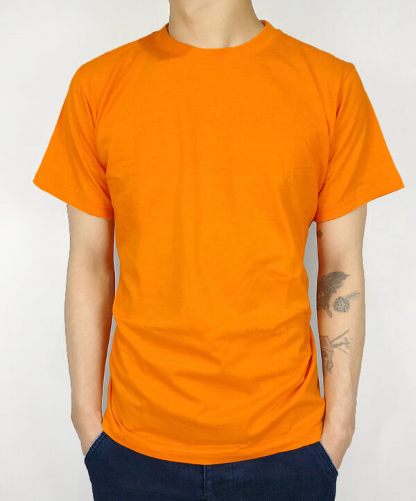 Orange Plain T Shirt Nepal